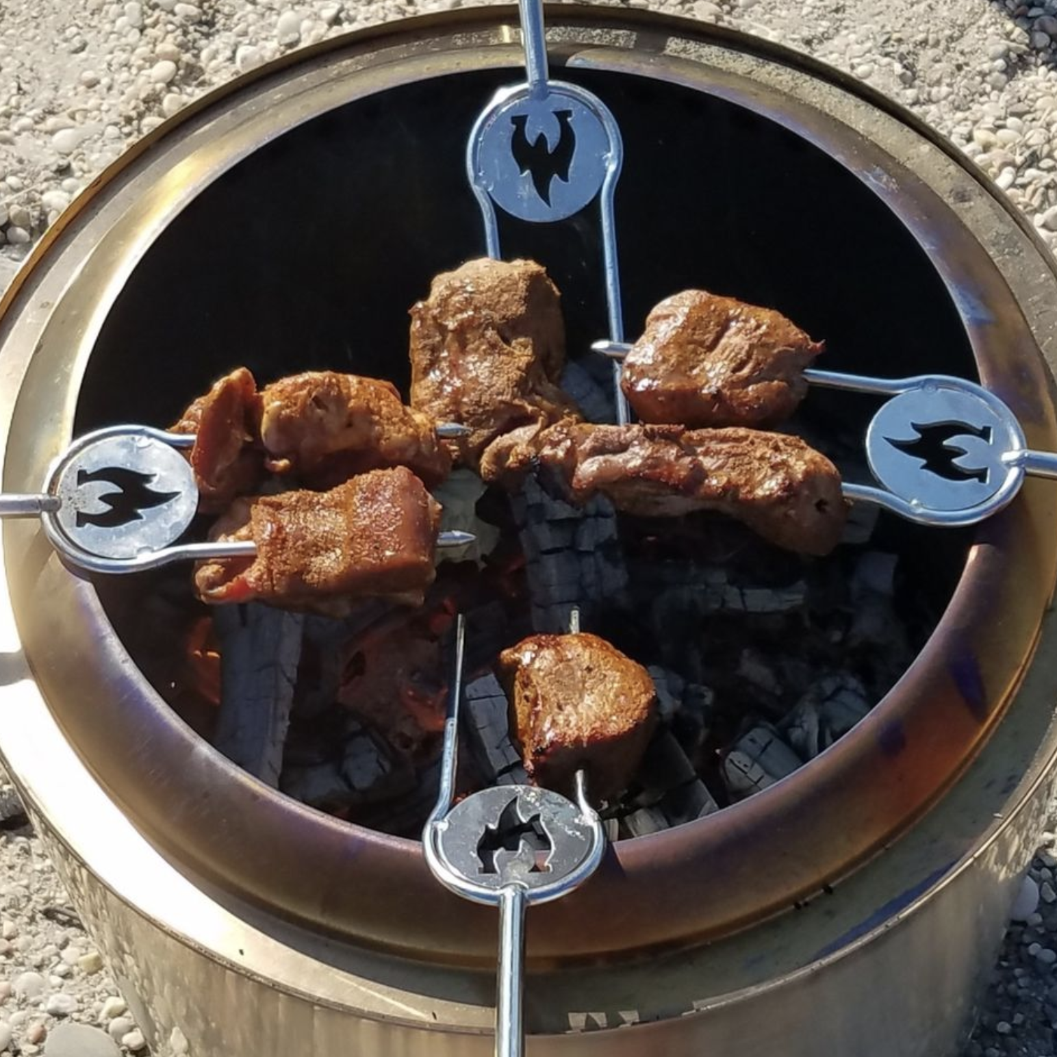 Brasero de table pour griller de la viande