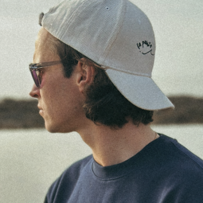 casquette la pause plage ivory